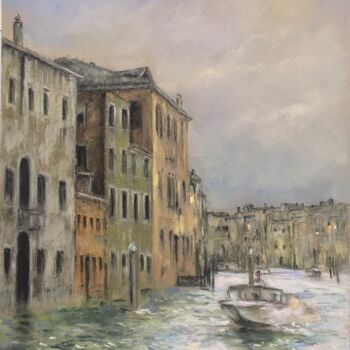 Drawing titled "Venice" by Irene_art, Original Artwork, Pastel