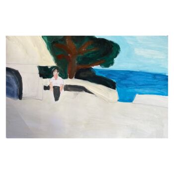 Pintura titulada "Beach paintings" por Irfan Ajvazi, Obra de arte original, Acrílico
