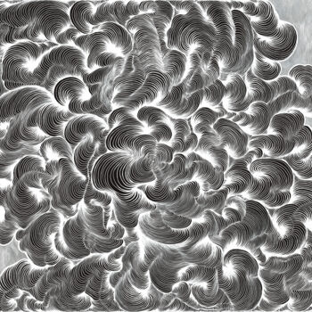Dibujo titulada "Life Energy" por Irina Bekker, Obra de arte original, Pluma de gel