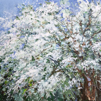 Malerei mit dem Titel "Spring" von Irina Laube, Original-Kunstwerk, Acryl
