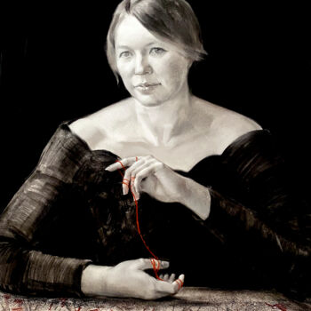 绘画 标题为“Another” 由Irina Tsvetkova, 原创艺术品, 粉彩 安装在其他刚性面板上
