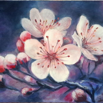 Peinture intitulée "Printemps" par Irwine B., Œuvre d'art originale, Huile