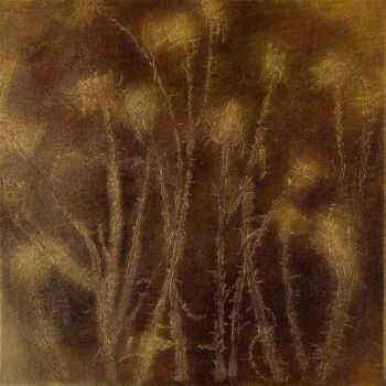 Painting titled "Dried Thorns" by Iryna Antoniuk (IRENA TONE), Original Artwork, Acrylic