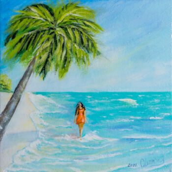 绘画 标题为“Summer. Maldives” 由Iryna Chaplia, 原创艺术品, 丙烯
