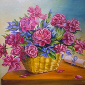 Painting titled "Morning message" by Iryna Mykhailenko, Original Artwork, Oil