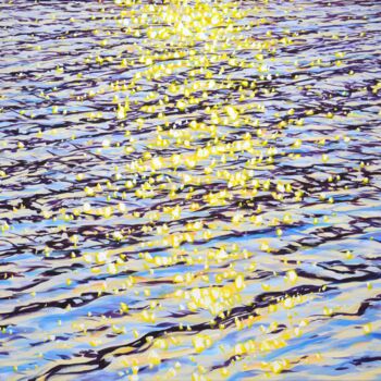 Malarstwo zatytułowany „The mystery of suns…” autorstwa Iryna Kastsova, Oryginalna praca, Akryl Zamontowany na Drewniana ram…