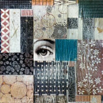 Collages titled "mon oeil!" by Isabel Kehr, Original Artwork