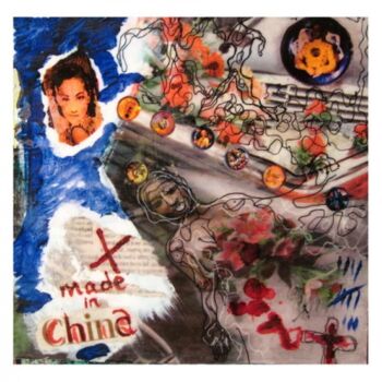 Collages titled "Made in China" by Isabel Kehr, Original Artwork