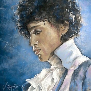 Desenho intitulada "Prince" por Isabelle Derangere, Obras de arte originais, Pastel