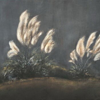 Pintura titulada "Dans le vent" por Isabelle Frossard Corthay, Obra de arte original, Acrílico