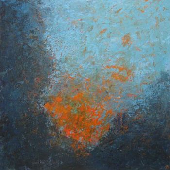Painting titled "Magma 2" by Isabelle Gourcerol, Original Artwork, Acrylic
