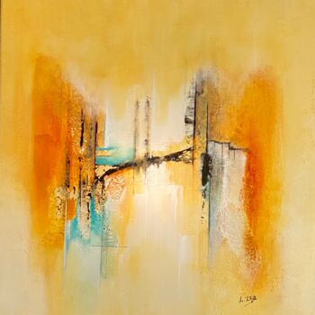 Painting titled "Transition" by Isabelle Laurent, Original Artwork, Acrylic