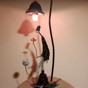 Sculpture titled "Exorciser le réel" by Isabelle Merle, Original Artwork, Metals