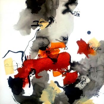 Peinture intitulée "Sigur in the head 18" par Isabelle Mignot, Œuvre d'art originale, Huile