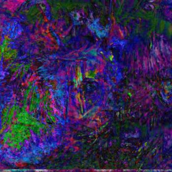 Digitale Kunst getiteld "future art purple p…" door Millenia Foxtrot (Shadow Zero), Origineel Kunstwerk