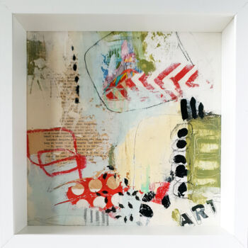 Schilderij getiteld "United no. 2" door Iulia Paun, Origineel Kunstwerk, Acryl Gemonteerd op Plexiglas