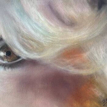 Pintura titulada "Всевидящее око" por Iuliia Aubony, Obra de arte original, Pastel