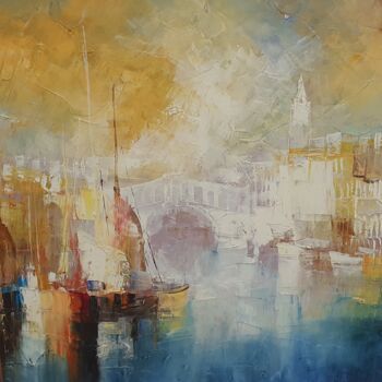 Pintura titulada "Venise 3" por Ivan, Obra de arte original, Oleo