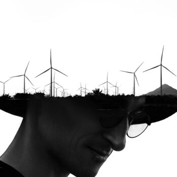 摄影 标题为“Wind in a head” 由Ivan Cheremisin, 原创艺术品, 数码摄影