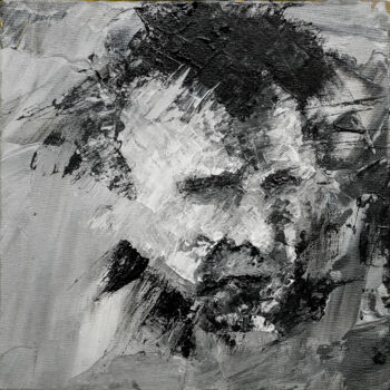 Schilderij getiteld "Le visage de l'aban…" door Ivan Colas, Origineel Kunstwerk, Acryl