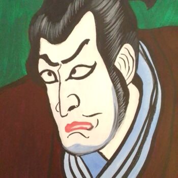 Pintura titulada "Japan art" por Ivan Skripel, Obra de arte original, Témpera