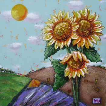 绘画 标题为“sunflowers.jpg” 由Ivo, 原创艺术品, 油