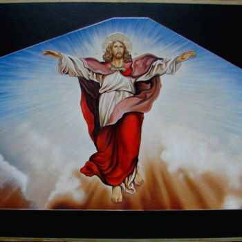 Peinture intitulée "Воскресение Христа" par Sergei Kolko, Œuvre d'art originale, Huile