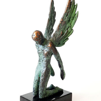 Sculpture titled "Angel, no. I/VIII" by Jacek Cholewa, Original Artwork, Bronze