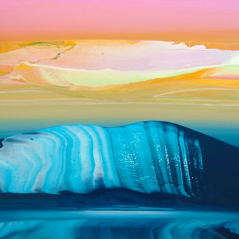 Ζωγραφική με τίτλο "Above The Horizon 8" από Jacob Jugashvili, Αυθεντικά έργα τέχνης, Σμάλτο