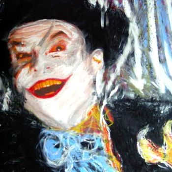 绘画 标题为“Joker” 由Jacques Cauda, 原创艺术品, 粉彩