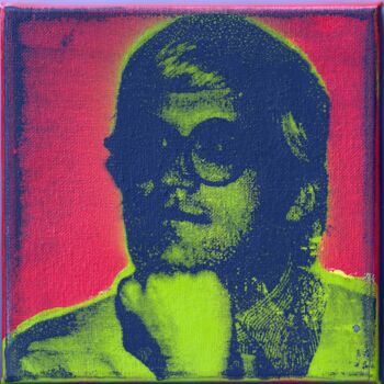 제목이 "David Hockney (gree…"인 미술작품 James B Studios로, 원작, 페인트 스프레이
