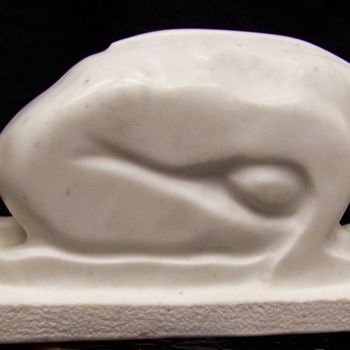 Scultura intitolato "Emergence--Carrara…" da Jan And Jo Moore, Opera d'arte originale, Pietra