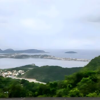 Fotografia intitolato "Vista da Lagoa de P…" da Janaina Lima, Opera d'arte originale, Fotografia digitale