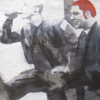 Pintura titulada "Anarchists" por Janis Zingitis, Obra de arte original