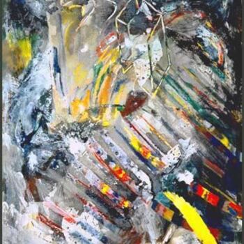 Ζωγραφική με τίτλο "A9 - abstract" από Janusz Mulak, Αυθεντικά έργα τέχνης