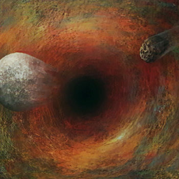 Malarstwo zatytułowany „luna.jpg” autorstwa Jaime Sánchez Montes, Oryginalna praca, Pastel