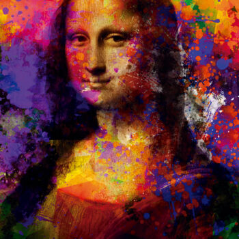 Digital Arts με τίτλο "Mona pop/XL large o…" από Javier Diaz, Αυθεντικά έργα τέχνης, Ψηφιακή εκτύπωση