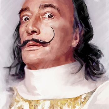 Digital Arts titled "Dali" by Jc Piquet, Original Artwork, Digital Painting