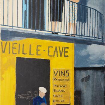 Картина под названием "Vieille cave corse" - Jean Andre Arrighi, Подлинное произведение искусства, Акрил