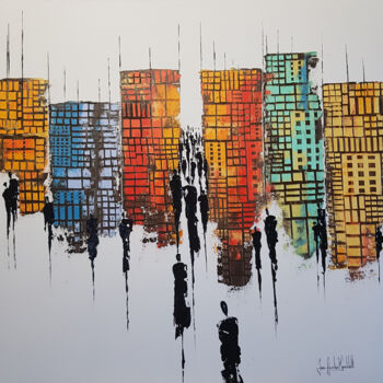 Peinture intitulée "ONE WAY" par Jean-Humbert Savoldelli, Œuvre d'art originale, Acrylique