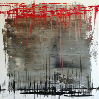 Peinture intitulée "collateral" par Jean-Humbert Savoldelli, Œuvre d'art originale, Acrylique