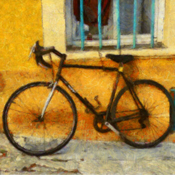 Fotografia intitulada "Le vélo" por Jean-Louis Bouzou, Obras de arte originais, Fotografia digital