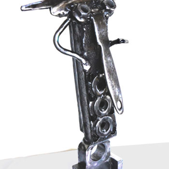 Sculpture titled "EVOILÀ !" by Jean-Luc Lacroix (JL LACROIX), Original Artwork, Metals