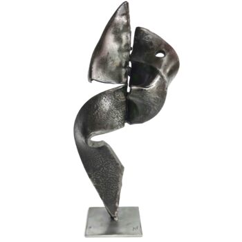 Sculptuur getiteld "SIGLE" door Jean-Marc Martinez, Origineel Kunstwerk, Metalen