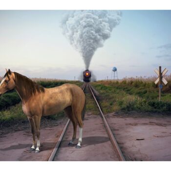 Arts numériques intitulée "The Toronto Express" par Jean-Marie Gitard (Mr STRANGE), Œuvre d'art originale, Collage numérique