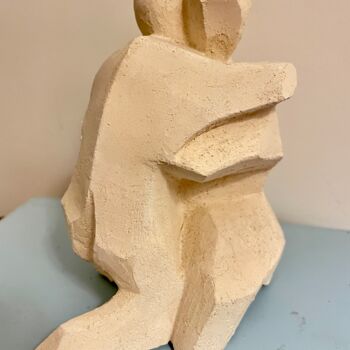 Sculpture titled "Toi et Moi" by Jean-Marie Gleizes, Original Artwork, Clay