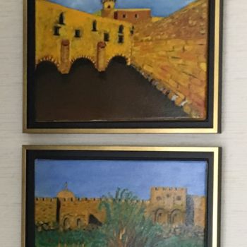 Peinture intitulée "Jerusalem" par Jean-Marie Reynaud (jmry), Œuvre d'art originale