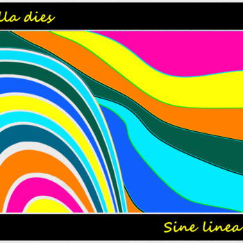 Картина под названием "Nulla dies sine lin…" - Jean Paul Pierozzi, Подлинное произведение искусства, Цифровая живопись