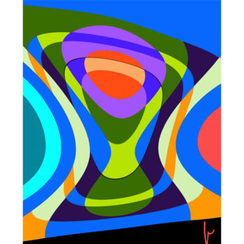 Digital Arts titled "Figure 72" by Jean Paul Pierozzi, Original Artwork, Digital Painting