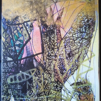 "MODERN-DAY SYNDROME…" başlıklı Tablo Jean Philippe Desmoulins tarafından, Orijinal sanat, Akrilik Ahşap Sedye çerçevesi üze…